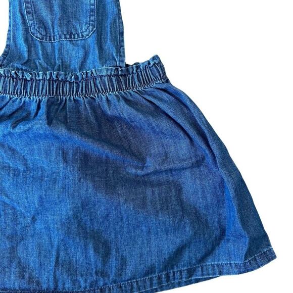 Cat & Jack Denim Jumper Cross Back Denim 3T - Picture 5 of 9